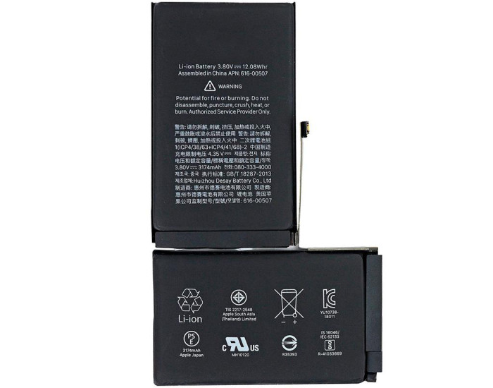 Акумулятор Original Quality iPhone XS Max, 3174 mAh, оригінал