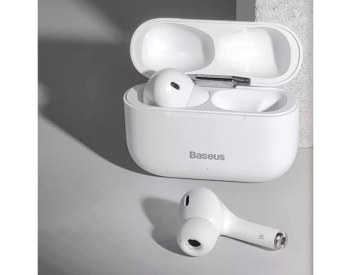 Бездротові навушники Bluetooth Baseus Encok True Wireless Earphones W3 (NGW3-02) White