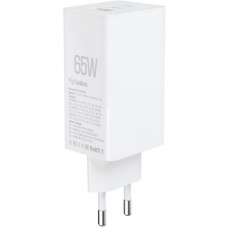Мережеве зарядний пристрій 2Type-C+1 USB Gelius Nimble GaN 65W (GP-HC051) з кабелем Type-C to Type-C White