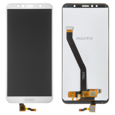 Дисплей з сенсорним екраном (модуль) Huawei Honor 7A Pro 5,7", Honor 7C 5,7",Y6 2018,Y6 prime 2018, Білий з лого Honor