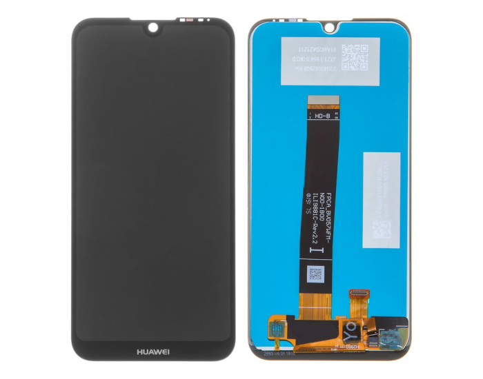 Дисплей с сенсорным экраном (модуль) Huawei Y5 2019, Honor 8s, черный, переклейка