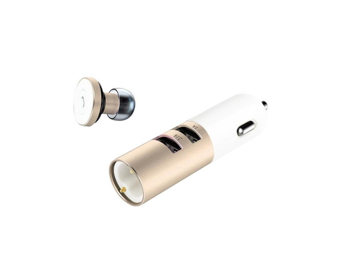 Беспроводная Bluetooth гарнитура Remax RB-T11C (White  Gold)