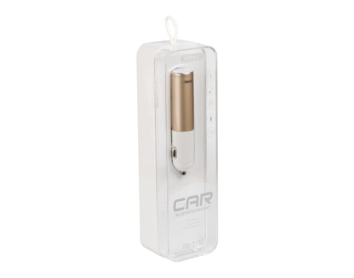 Беспроводная Bluetooth гарнитура Remax RB-T11C (White  Gold)