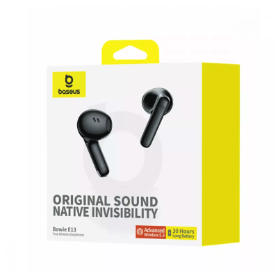 Беспроводные наушники Bluetooth Baseus Bowie E13 True Wireless Earphones (A00059701127-Z1) (Черный / Black)