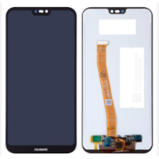 Дисплей з сенсорним екраном (модуль) Huawei P20 Lite, ANE-L21, ANE-LX1, чорний, переклеювання
