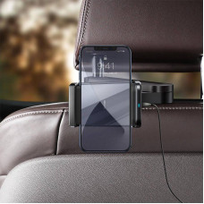 Автодержатель с беспроводной зарядкой Baseus Wireless Charger Energy Storage Backseat Holder (WXHZ-01) (Черный / Black)