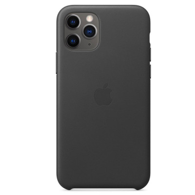 Чехол Leather Case iPhone 11 Pro Black