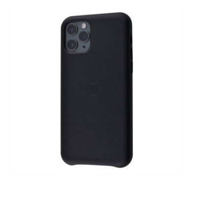 Чехол Leather Case iPhone 11 Pro Black