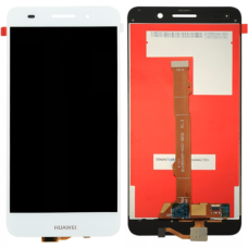 Дисплей з сенсорним екраном (модуль) Huawei Y6 II, Honor 5A, CAM-AL00, Білий