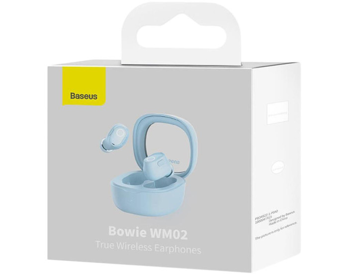Бездротові навушники Bluetooth Baseus Bowie WM02 True Wireless Earphones Blue