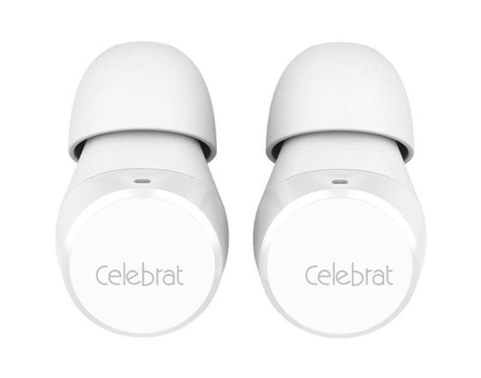 Беспроводные наушники Bluetooth Celebrat W1 (Белый / White)