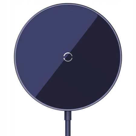 Беспроводная зарядка Wireless charger Baseus Simple Mini 3 Magnetic 15W (CCJJ040205) Dusty Purple