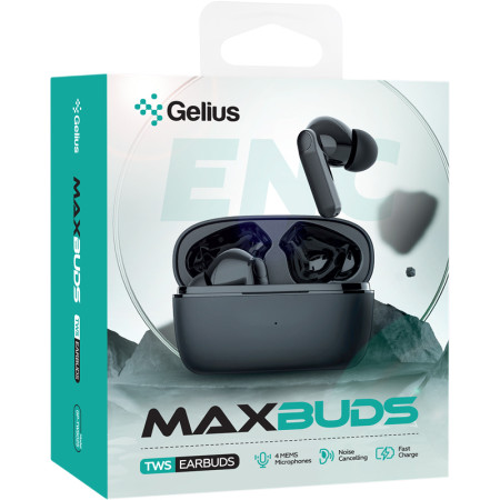 Беспроводные наушники TWS Gelius MaxBuds GP-TWS025 Black