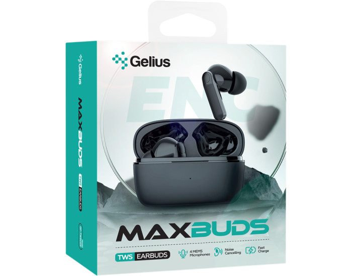 Беспроводные наушники TWS Gelius MaxBuds GP-TWS025 Black
