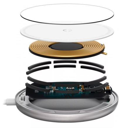 Бездротова зарядка Baseus Simple Mini Magnetic (WXJK-F02) White
