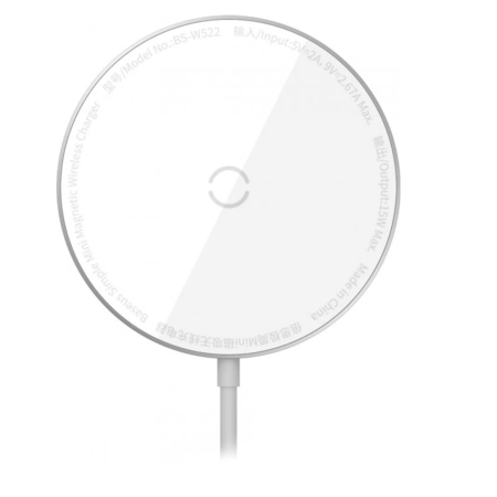 Бездротова зарядка Baseus Simple Mini Magnetic (WXJK-F02) White