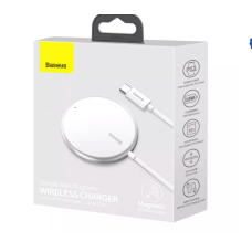 Беспроводная зарядка Baseus Simple Mini Magnetic (WXJK-F02) White