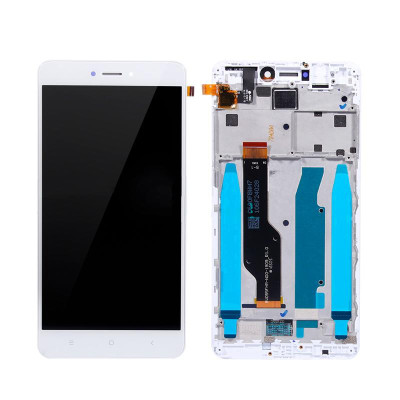 Дисплей з сенсорним екраном (модуль) Xiaomi Redmi Note 4, золотий з рамкою