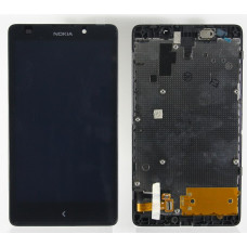 Дисплей с сенсорным экраном (модуль) Nokia 6.1 Plus, X6 (2018), черный