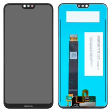 Дисплей з сенсорним екраном (модуль) Nokia 6.1 Plus, X6 (2018), чорний