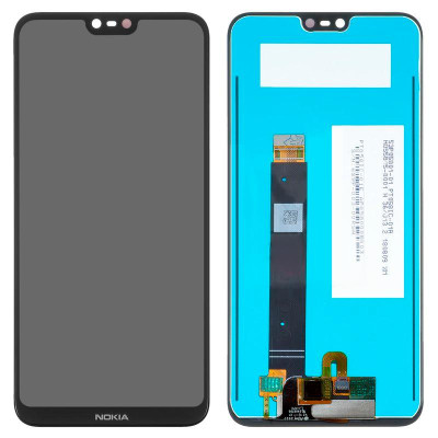 Дисплей з сенсорним екраном (модуль) Nokia 6.1 Plus, X6 (2018), чорний