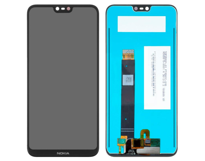 Дисплей с сенсорным экраном (модуль) Nokia 6.1 Plus, X6 (2018), черный