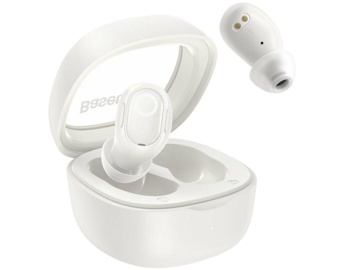 Беспроводные наушники Bluetooth Baseus Bowie WM02 True Wireless Earphones Creamy White
