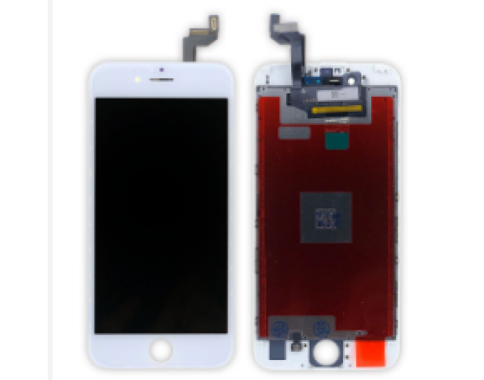 Дисплей з сенсорним екраном (модуль) iPhone 6S, білий, переклеювання