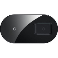 Бездротова зарядка Baseus Simple 2in1 Pro Edition (WXJK-C01) (Phone + Pods) (Чорний \ Black)