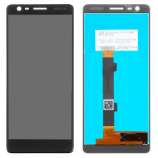 Дисплей с сенсорным экраном (модуль) Nokia 3.1 TA-1063 / TA-1057, черный, оригинал