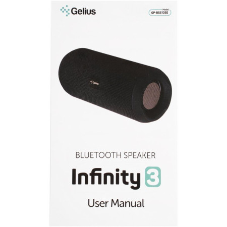 Колонка Bluetooth Speaker + FM Radio Gelius Pro Infinity 3 (GP-BS510SE) Black