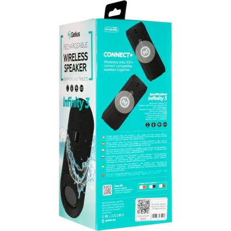 Колонка Bluetooth Speaker + FM Radio Gelius Pro Infinity 3 (GP-BS510SE) Black