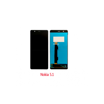 Дисплей з сенсорним екраном (модуль) Nokia 5.1, чорний