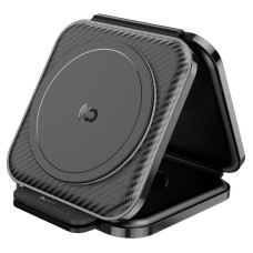 Беспроводное зарядка Hoco CQ4 Unique 3-in-1 Black