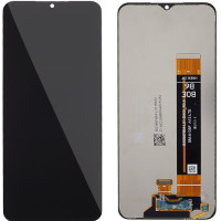 Дисплей з сенсорним екраном (модуль) Samsung A135, A137, A236, M135F, M236, M336, REV0.6, чорний, переклеювання