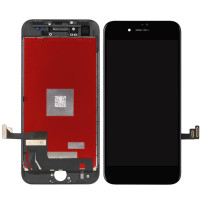 Дисплей с сенсорным экраном (модуль) iPhone 8, iPhone SE 2020, черный, переклейка (Класс B)