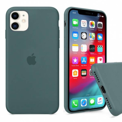 Чехол-силикон Leather Prime Case iPhone 11 Green