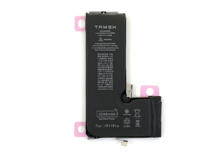 Акумулятор (ZDT) Tamex iPhone 11 Pro 3246 mAh посилена ємність
