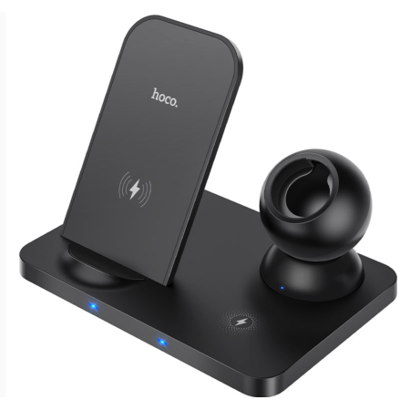 Беспроводная зарядка Hoco CW33 Ultra-Charge 3in1