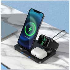 Беспроводная зарядка Hoco CW33 Ultra-Charge 3in1