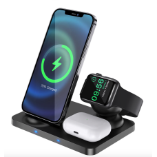 Беспроводная зарядка Hoco CW33 Ultra-Charge 3in1