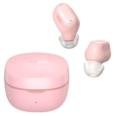Беспроводные Наушники Bluetooth Baseus Encok True Wireless Earphones WM01 (NGWM01-04) Pink