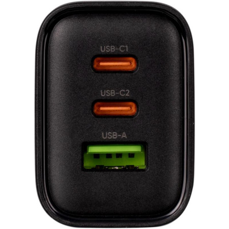 Сетевое зарядное устройство Gelius Power Pulse 65W GP-HC057 USB+2Type-C (QC/PD/PPS) Black