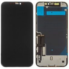 Дисплей з сенсорним екраном (модуль) iPhone 11, чорний, In-Cell