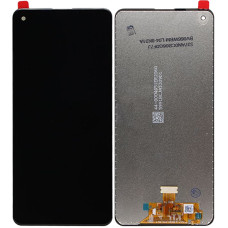 Дисплей з сенсорним екраном (модуль) Samsung A217 A21S, чорний, оригінал