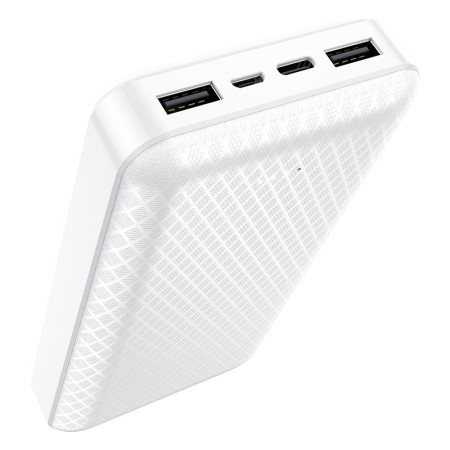 Портативная батарея (Power Bank) Borofone BJ3A Minimalist 20000mAh, (Белый / White)