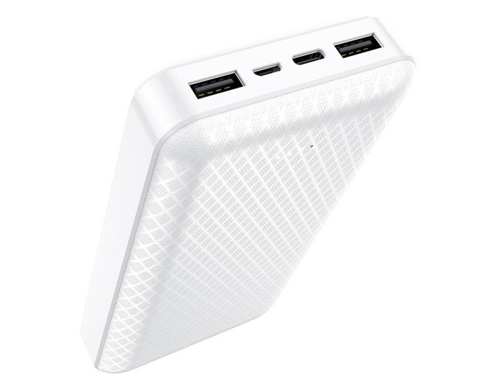 Портативна батарея (Power Bank) Borofone BJ3A Minimalist 20000mAh, (Білий / White)