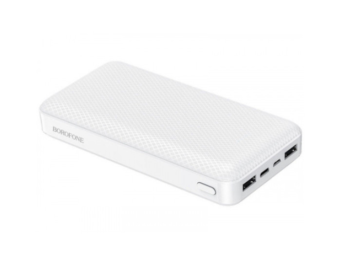 Портативна батарея (Power Bank) Borofone BJ3A Minimalist 20000mAh, (Білий / White)