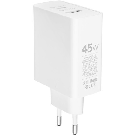 Сетевое зарядное устройство Gelius X-Duo PRO (GP-HC053) с кабелем (Type-C/Type-C) (45W) Белый
