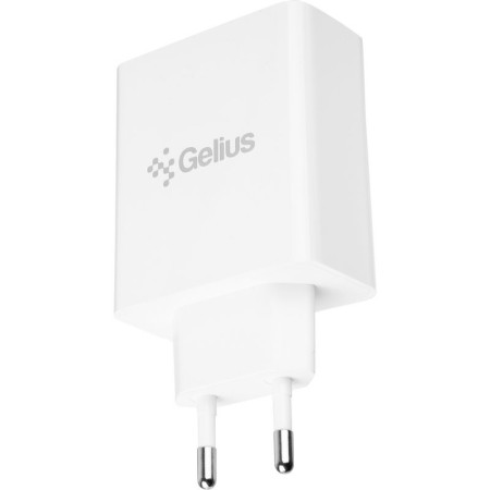 Сетевое зарядное устройство Gelius X-Duo PRO (GP-HC053) с кабелем (Type-C/Type-C) (45W) Белый